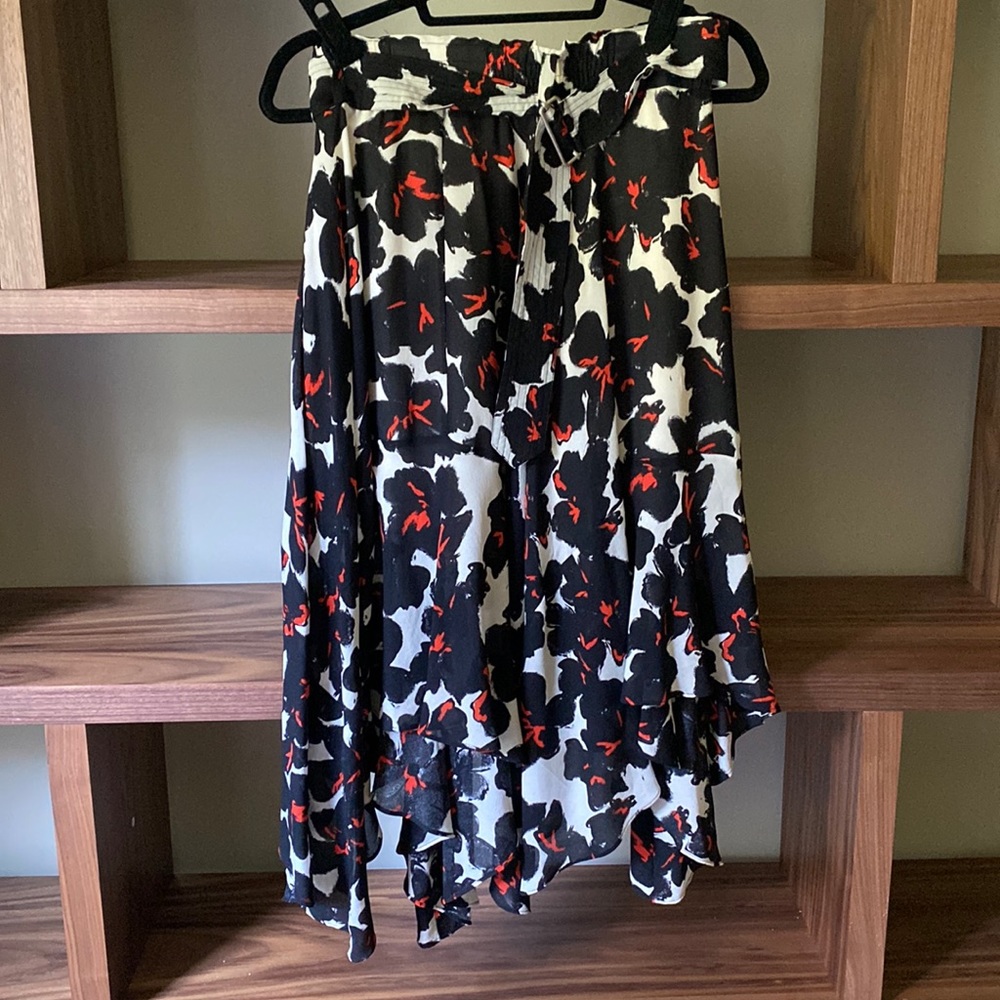 A.L.C Floral Print Skirt with Belt